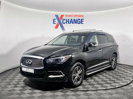 2017 Infiniti QX60 I Рестайлинг, чёрный, 1649000 рублей, вид 1