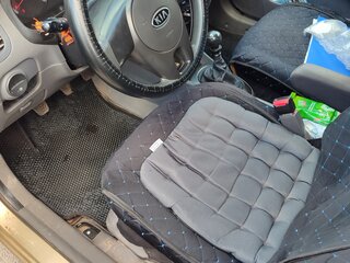 2010 Kia Rio II Рестайлинг, бежевый, 460000 рублей, вид 5