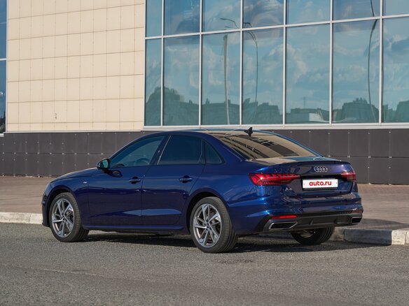 2020 Audi A4 35 TFSI V (B9) Рестайлинг, синий, 3440000 рублей - вид 8