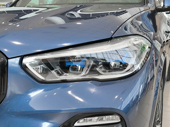 2019 BMW X5 30d IV (G05/G18), синий, 5300000 рублей - вид 16