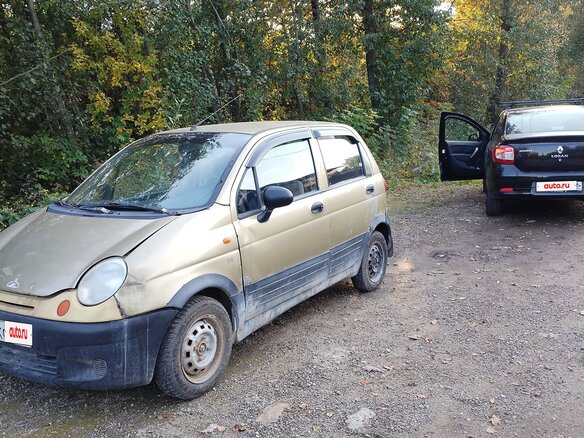 2007 Daewoo Matiz I Рестайлинг, бежевый - вид 1