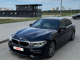 2017 BMW 5 серии 530d xDrive VII (G30/G31/G38), чёрный, 4190000 рублей, вид 1