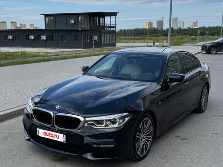 2017 BMW 5 серии 530d xDrive VII (G30/G31/G38), чёрный, 4190000 рублей, вид 1