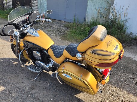 2001 Kawasaki VN1500 Vulcan, золотистый, 550000 рублей, вид 5