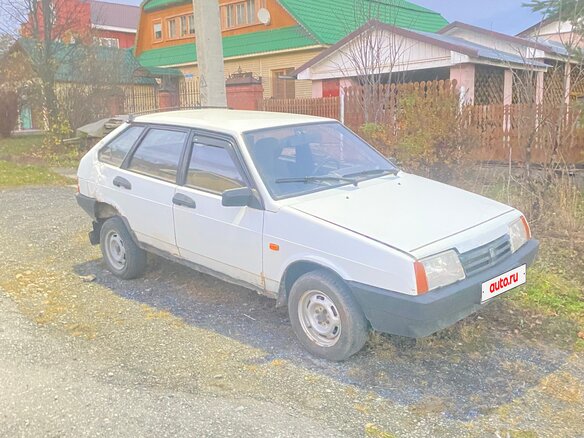 2000 Lada (ВАЗ) 2109, белый, 53000 рублей - вид 1