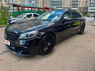 2014 Mercedes-Benz S-Класс 400 Long VI (W222, C217), чёрный, 3200000 рублей, вид 2