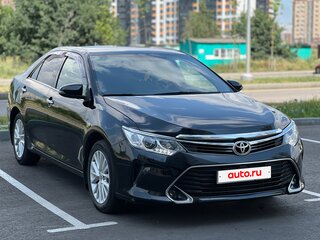 2014 Toyota Camry VII (XV50), чёрный, 1630000 рублей, вид 3