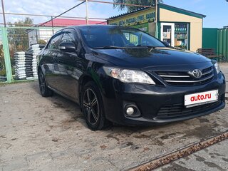 2012 Toyota Corolla X (E140, E150) Рестайлинг, чёрный, 980000 рублей, вид 3
