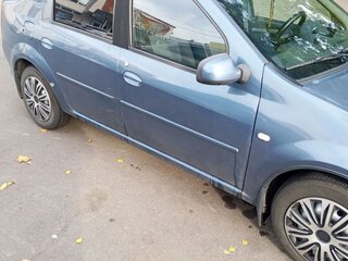 2011 Renault Logan I Рестайлинг, синий, 550000 рублей, вид 4