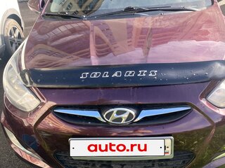 2013 Hyundai Solaris I, фиолетовый, 740000 рублей, вид 2