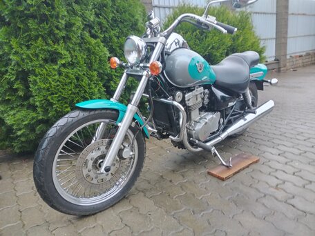 1999 Kawasaki EN500 Vulcan, зелёный, 299000 рублей, вид 1