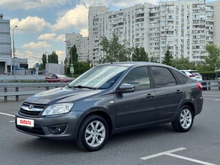2017 Lada (ВАЗ) Granta I, серебристый, 420000 рублей, вид 1