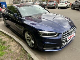 2019 Audi A5 II (F5), синий, 3450000 рублей, вид 2