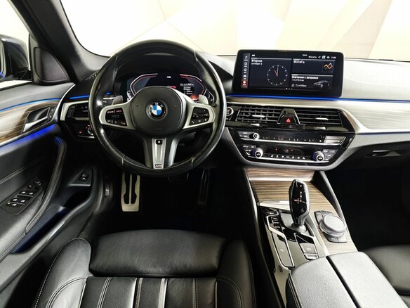 2021 BMW 5 серии 520d xDrive VII (G30/G31/G38) Рестайлинг, чёрный - вид 14