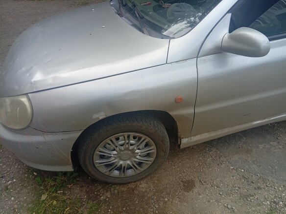 2002 Kia Rio I, серебристый, 95000 рублей - вид 6