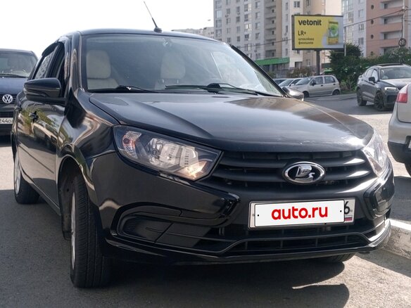 2024 Lada (ВАЗ) Granta I Рестайлинг, чёрный, 780000 рублей - вид 2