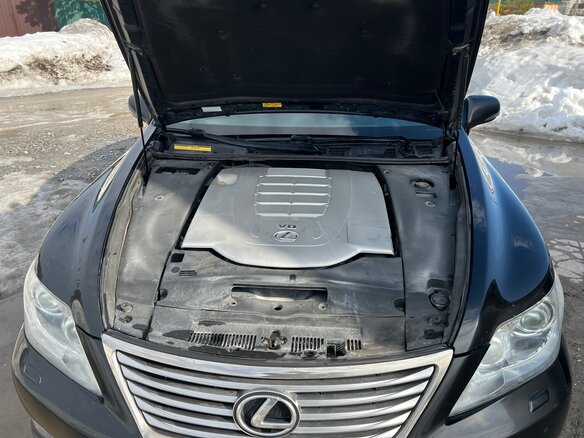 2012 Lexus LS 460 IV Рестайлинг, чёрный, 1700000 рублей - вид 15