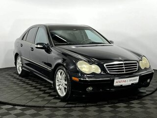 2005 Mercedes-Benz C-Класс 230 II (W203) Рестайлинг, синий, 620000 рублей, вид 4
