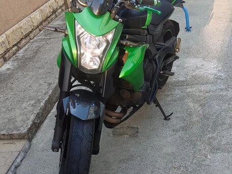2014 Kawasaki ER-6N, зелёный, 450000 рублей, вид 2