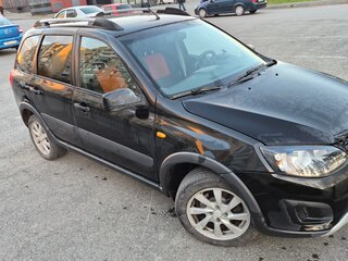 2016 Lada (ВАЗ) Kalina II, чёрный, 450000 рублей, вид 3