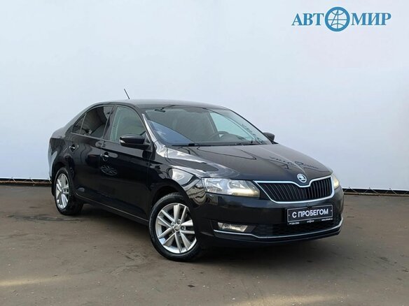2019 Skoda Rapid I Рестайлинг, чёрный, 1219000 рублей - вид 2