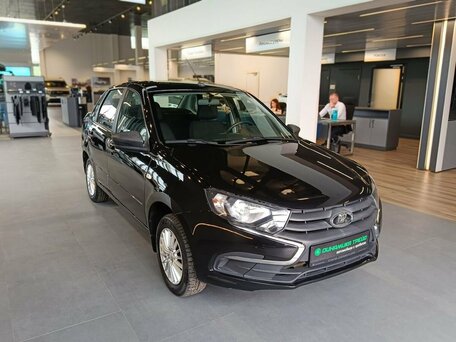 2019 Lada (ВАЗ) Granta I Рестайлинг, чёрный, 519000 рублей, вид 1