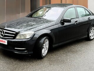 2010 Mercedes-Benz C-Класс 180 BlueEFFICIENCY III (W204), чёрный, 1150000 рублей, вид 2
