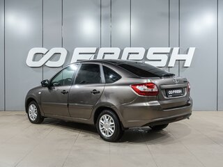 2017 Lada (ВАЗ) Granta I, коричневый, 574000 рублей, вид 2