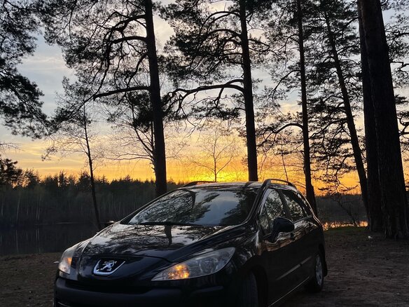 2008 Peugeot 308 I, чёрный, 470000 рублей - вид 1