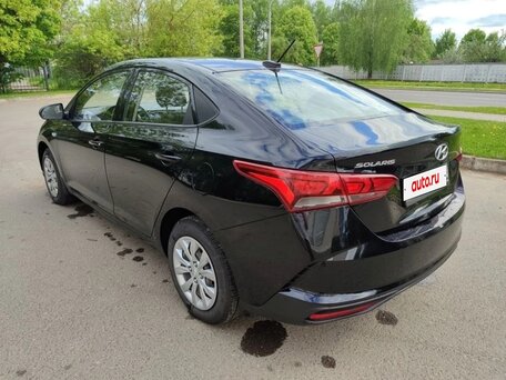 2020 Hyundai Solaris II Рестайлинг, чёрный, 1230000 рублей, вид 4