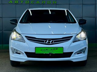 2016 Hyundai Solaris I Рестайлинг, белый, 599000 рублей, вид 5