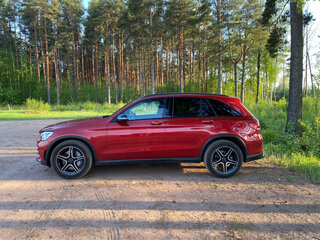 2021 Mercedes-Benz GLC AMG 43 AMG I (X253) Рестайлинг, красный, 5700000 рублей, вид 2