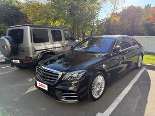 2015 Mercedes-Benz S-Класс 500 VI (W222, C217), чёрный, 2850000 рублей, вид 3