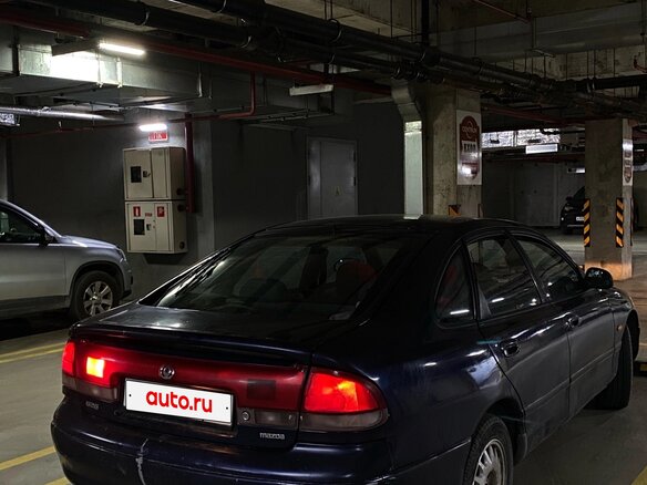 1995 Mazda 626 IV (GE), синий, 320000 рублей - вид 10