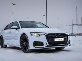 2020 Audi A6 40 TDI V (C8), белый, 3650000 рублей, вид 3