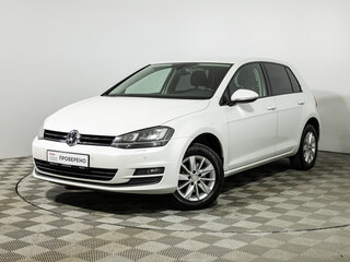 2013 Volkswagen Golf VII, белый, 849585 рублей, вид 1