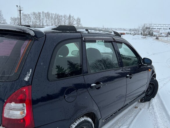 2008 Lada (ВАЗ) Kalina I, синий, 160000 рублей - вид 3