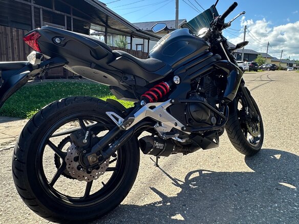 2013 Kawasaki ER-6N, чёрный, 490000 рублей - вид 8