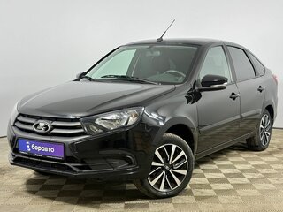 2022 Lada (ВАЗ) Granta I Рестайлинг, чёрный, 885000 рублей, вид 1