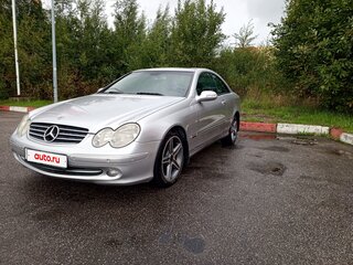 2003 Mercedes-Benz CLK-Класс 200 II (W209), серебристый, 640000 рублей, вид 1