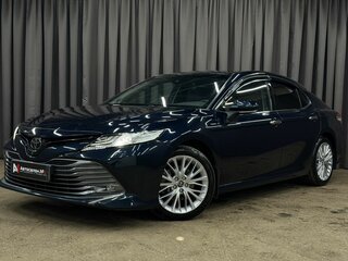 2018 Toyota Camry VIII (XV70), синий, 3249777 рублей, вид 1