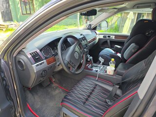 2009 Volkswagen Touareg I Рестайлинг, серый, 1450000 рублей, вид 4