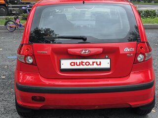 2004 Hyundai Getz I, красный, 325000 рублей, вид 3