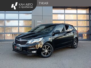 2016 Kia Rio III Рестайлинг, чёрный, 998000 рублей, вид 1