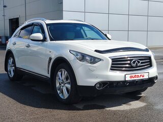 2013 Infiniti FX30d II (S51) Рестайлинг, белый, 1450000 рублей, вид 2