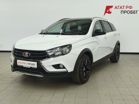 2021 Lada (ВАЗ) Vesta SW Cross I, белый, 1165000 рублей, вид 3