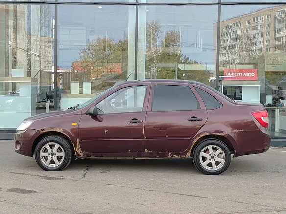 2012 Lada (ВАЗ) Granta I, красный, 150000 рублей - вид 7
