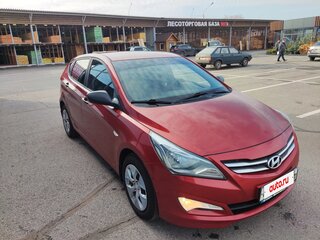 2014 Hyundai Solaris I Рестайлинг, красный, 860000 рублей, вид 1