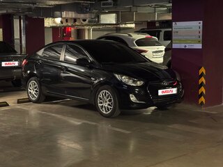 2012 Hyundai Solaris I, чёрный, 850000 рублей, вид 5