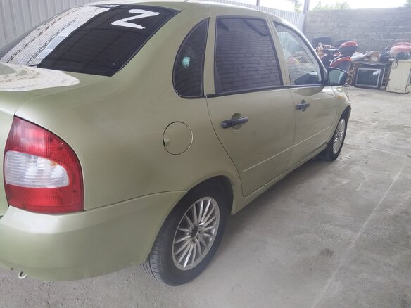 2006 Lada (ВАЗ) Kalina I, зелёный - вид 3